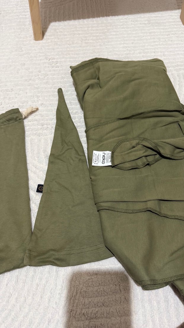 Neko Esnek Wrap Sling - Haki - Görsel 3