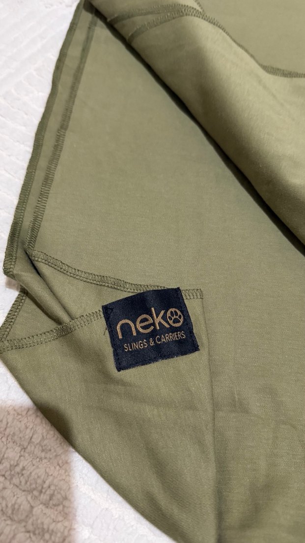 Neko Esnek Wrap Sling - Haki - Görsel 5