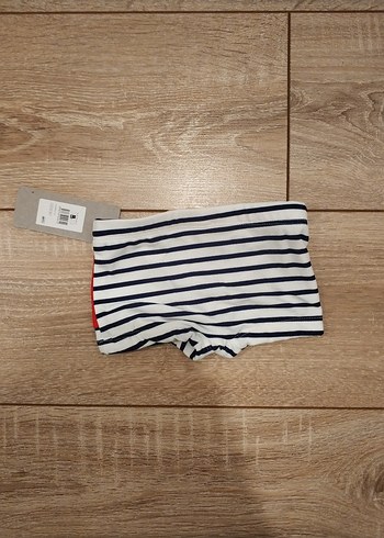 tuc tuc Erkek Çocuk Çizgili Desenli Mayo - Görsel 2