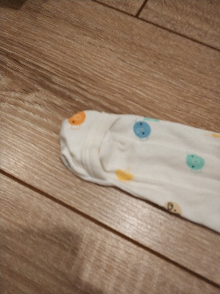 Beyaz Uzun Kollu Bebek tulum&zıbın seti - Görsel 3