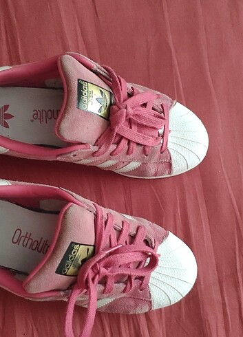 Adidas Süet pembe Superstar