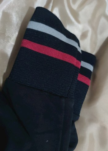 Fermuarlı Siyah Kadın Eşofman crop ceket - Görsel 3