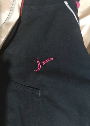 Fermuarlı Siyah Kadın Eşofman crop ceket - Görsel 2