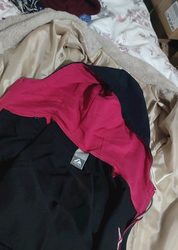 Fermuarlı Siyah Kadın Eşofman crop ceket - Görsel 4