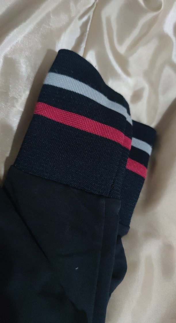 Fermuarlı Siyah Kadın Eşofman crop ceket - Görsel 3