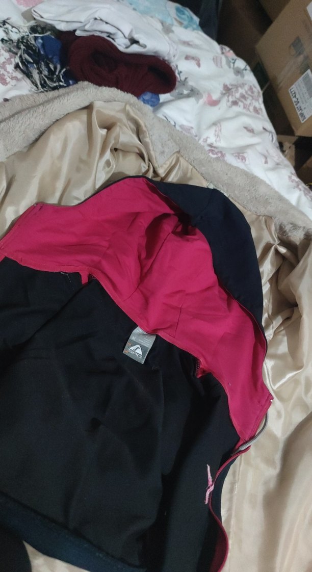 Fermuarlı Siyah Kadın Eşofman crop ceket - Görsel 4