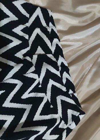 Zebra Desenli İspanyol paça tayt - Görsel 4