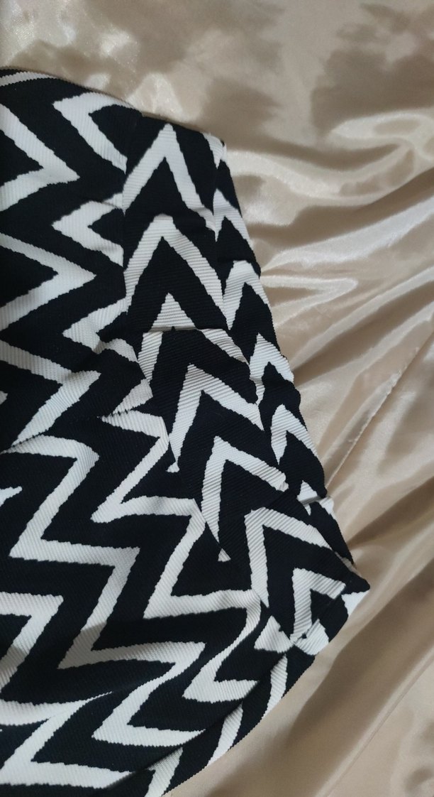 Zebra Desenli İspanyol paça tayt - Görsel 4