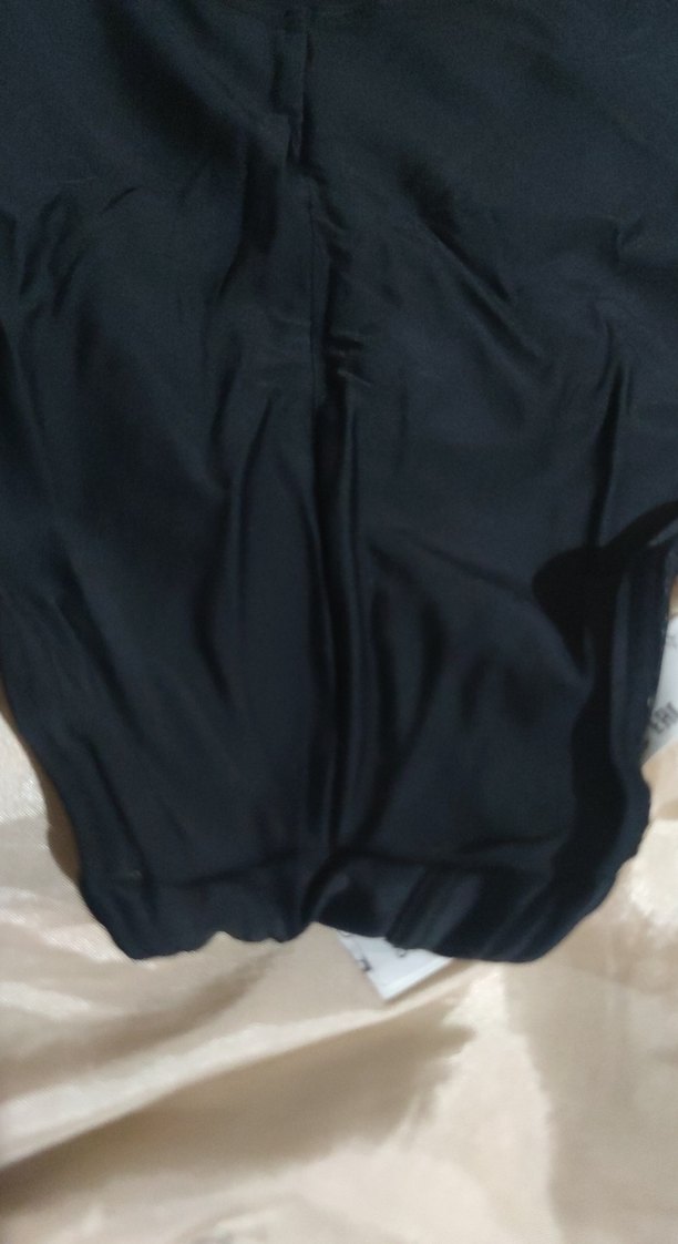 Mavi siyah  Baskılı Drapeli Kadın Mayo - Görsel 5