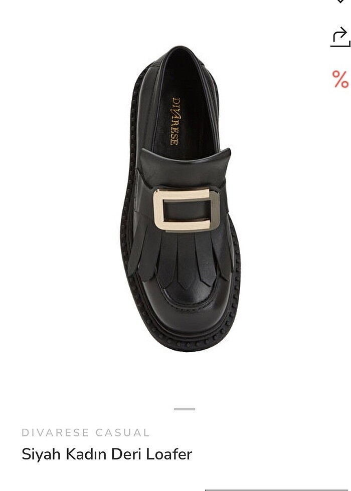 Divarese deri loafer - Görsel 2