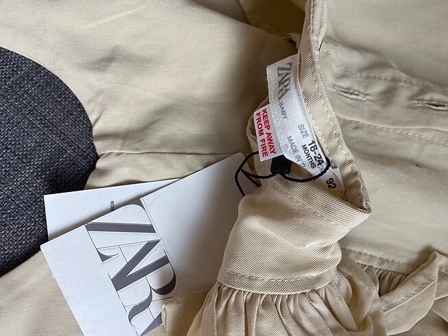 Zara bebek tulum salopet - Görsel 6