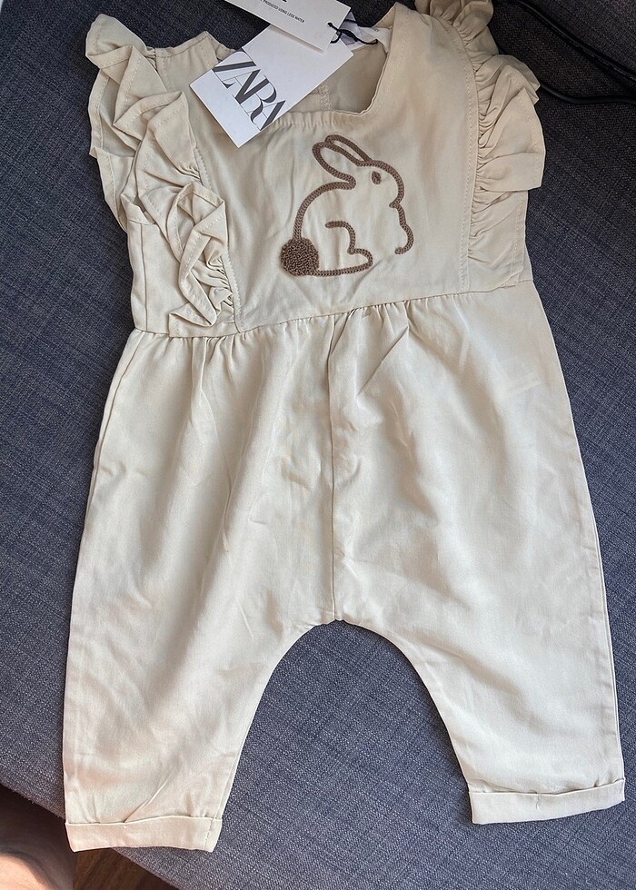 Zara bebek tulum salopet - Görsel 2