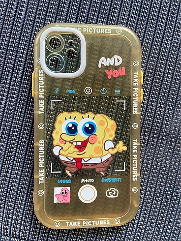 Iphone 11 telefon kılıfı sünger bob