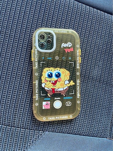 Iphone 11 telefon kılıfı sünger bob - Görsel 2