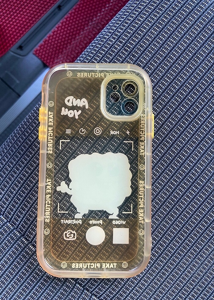 Iphone 11 telefon kılıfı sünger bob - Görsel 3