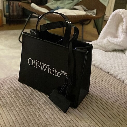  Beden Off-White binder mini bag