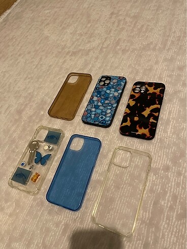 6 adet iphone 12/12 pro kılıfı tertemiz