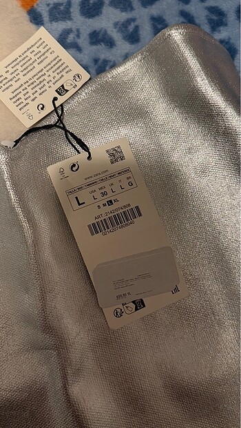 l Beden Zara Parlak Silver Crop