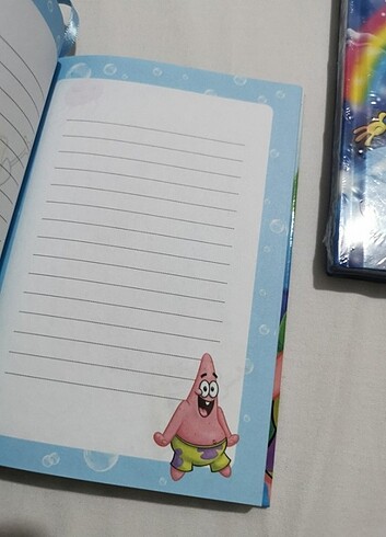  Beden Sünger Bob defter 