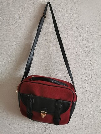 bordo çanta