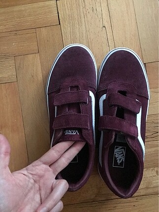 36.5 Beden Orijinal bordo Vans sneaker