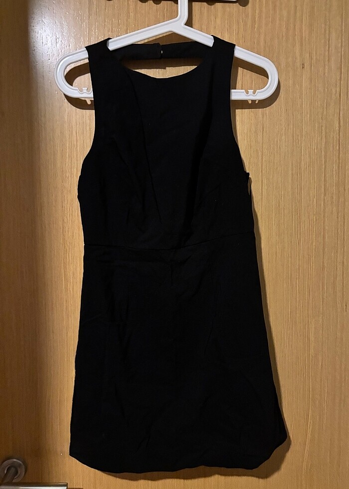 Siyah mini elbise - Görsel 2