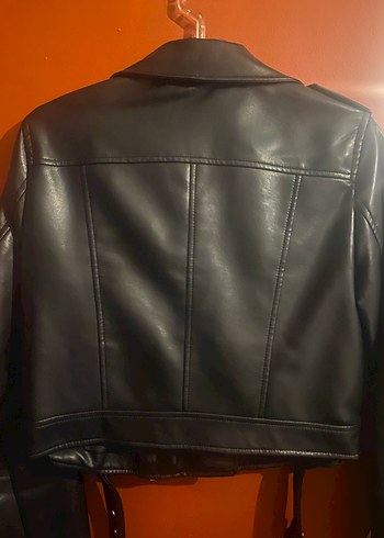 Stradivarius Klasik Biker Deri Ceket