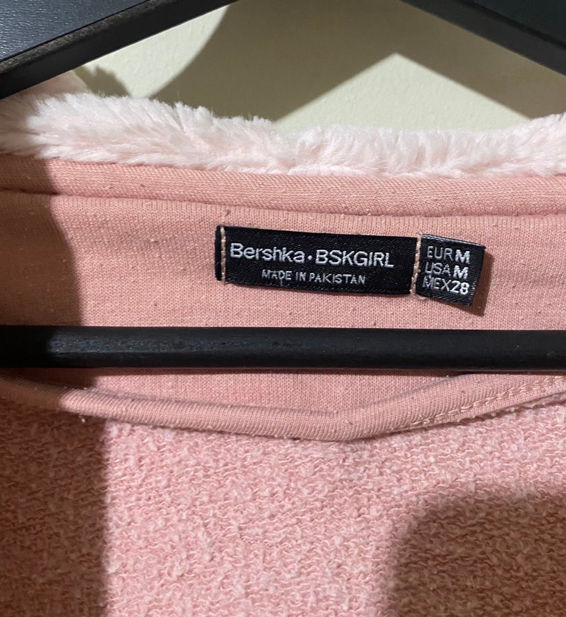 Pembe Fermuarlı Kadın Sweatshirt - Görsel 4