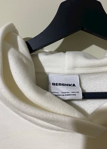 Kadın Beyaz Kapüşonlu Sweatshirt - Görsel 2