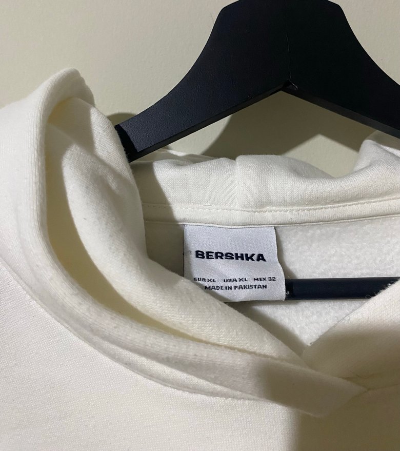 Kadın Beyaz Kapüşonlu Sweatshirt - Görsel 2