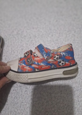 Çok Renkli Erkek Çocuk Cırt Cırtlı Spor Ayakkabı - Görsel 2