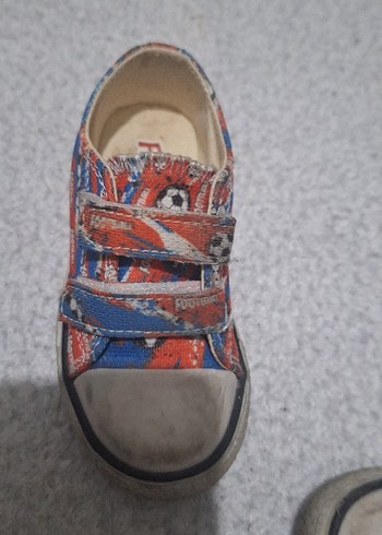 Çok Renkli Erkek Çocuk Cırt Cırtlı Spor Ayakkabı - Görsel 3