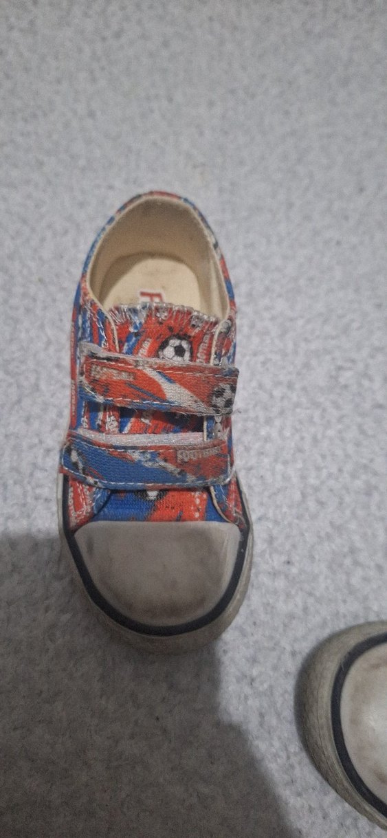 Çok Renkli Erkek Çocuk Cırt Cırtlı Spor Ayakkabı - Görsel 3