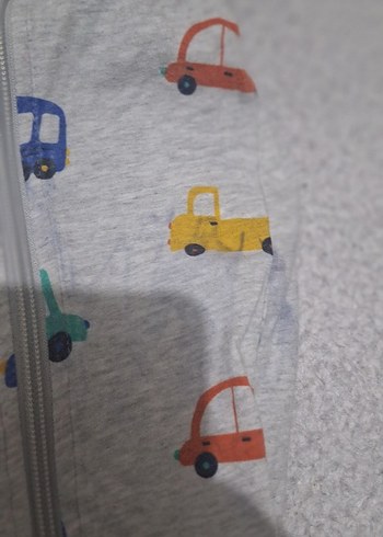 Uzun Kollu Fermuarlı Bebek Tulum - Görsel 3