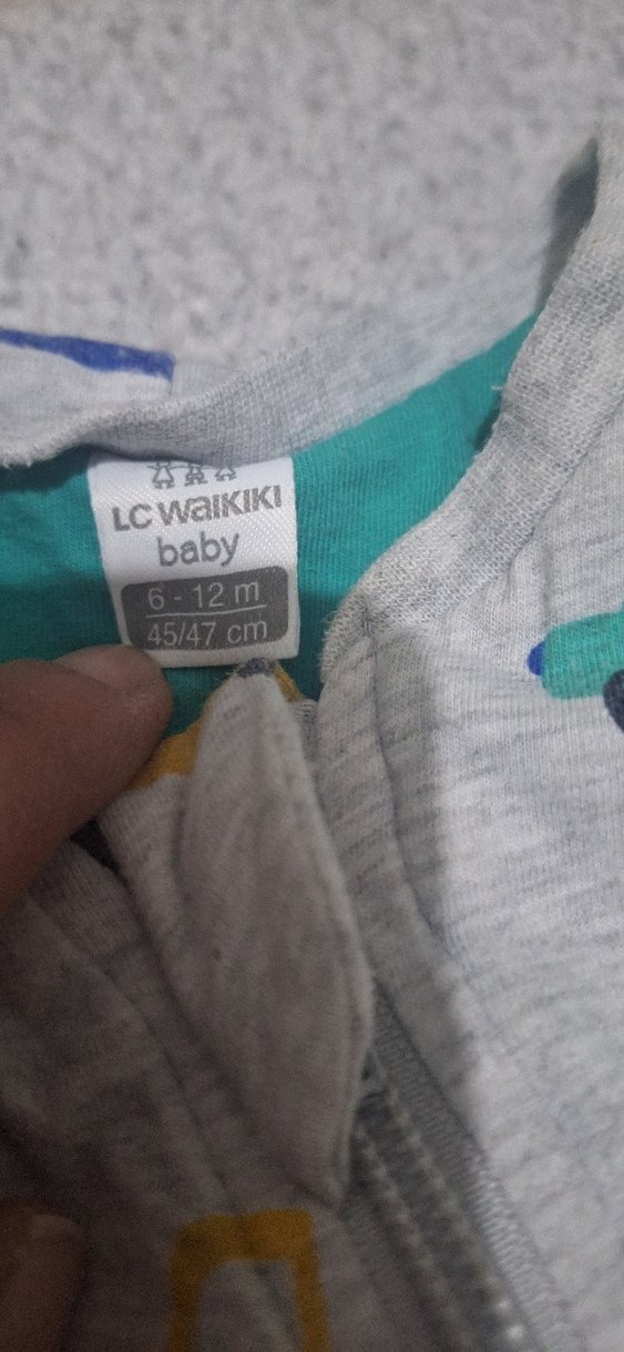 Uzun Kollu Fermuarlı Bebek Tulum - Görsel 4