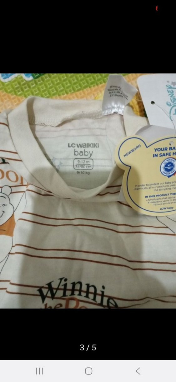 Kahverengi Baskılı Bebek Erkek Takımı - Görsel 2