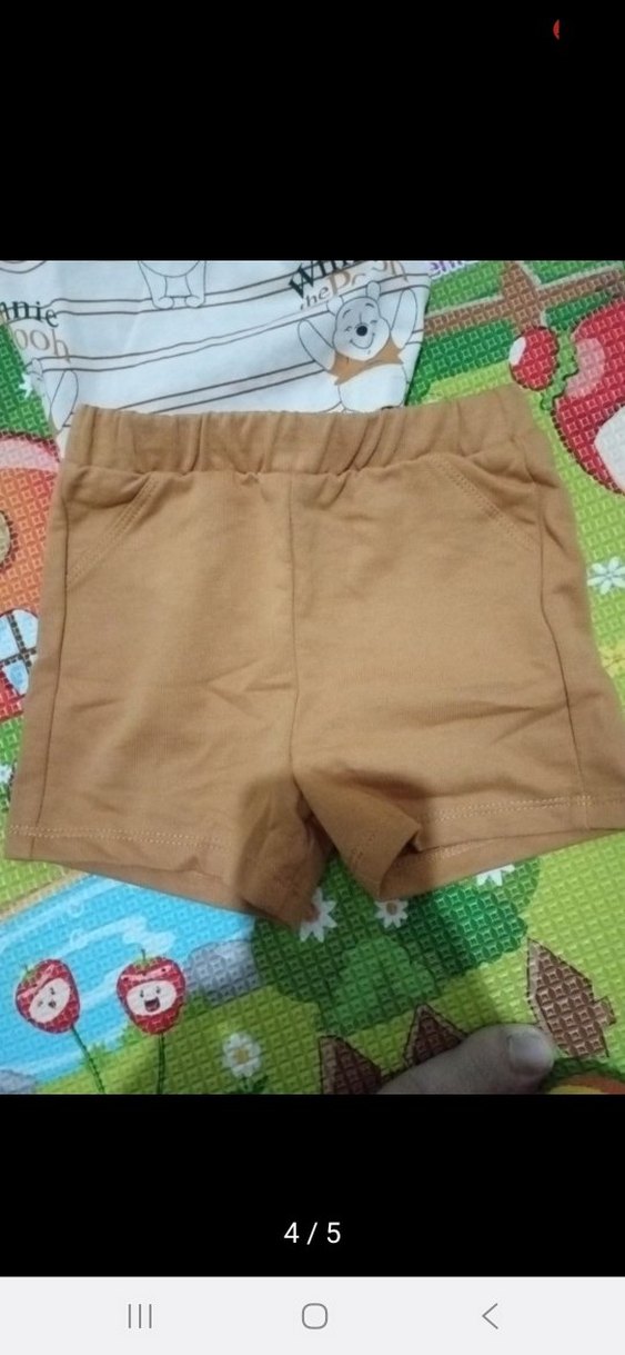 Kahverengi Baskılı Bebek Erkek Takımı - Görsel 3