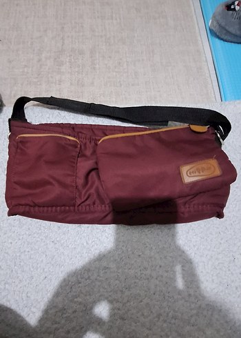 Bordo Bebek puset Çantası - Görsel 3