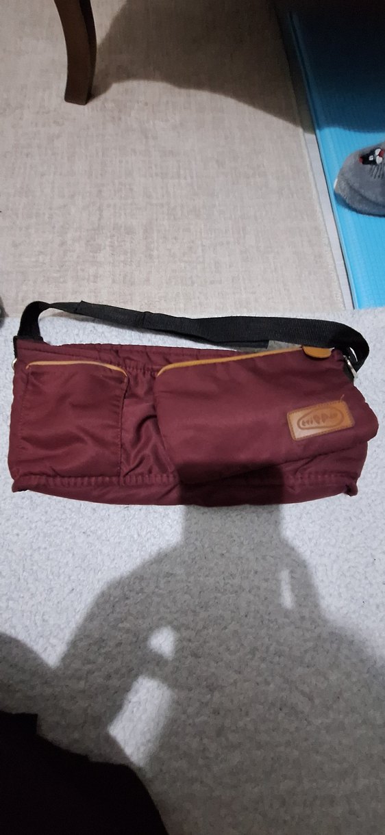 Bordo Bebek puset Çantası - Görsel 3