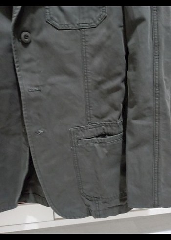 Gri Erkek Ceket Düğmeli ve Regular Fit - Görsel 7