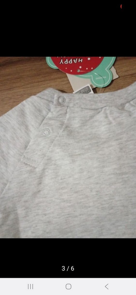 Gri Erkek Bebek Uzun Kollu Peluş Takım - Görsel 3