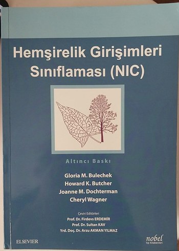 Hemşirelik Girişimleri Sınıflaması (NIC) Kitabı