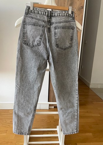 s Beden Gri Kadın Denim Pantolon