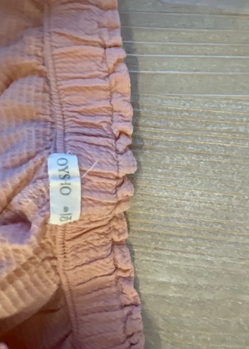 s Beden pembe Renk Pembe Fırfırlı Mini Şort