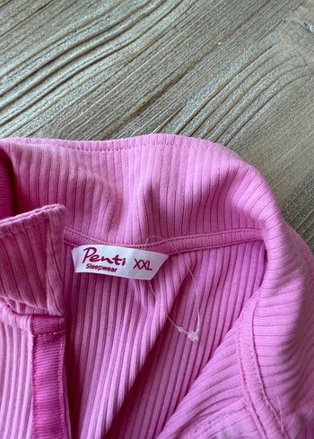 xxl Beden pembe Renk Pembe Mini Pijama Takımı