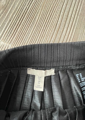 xs Beden siyah Renk Siya Pilili Kadın Mini Şort