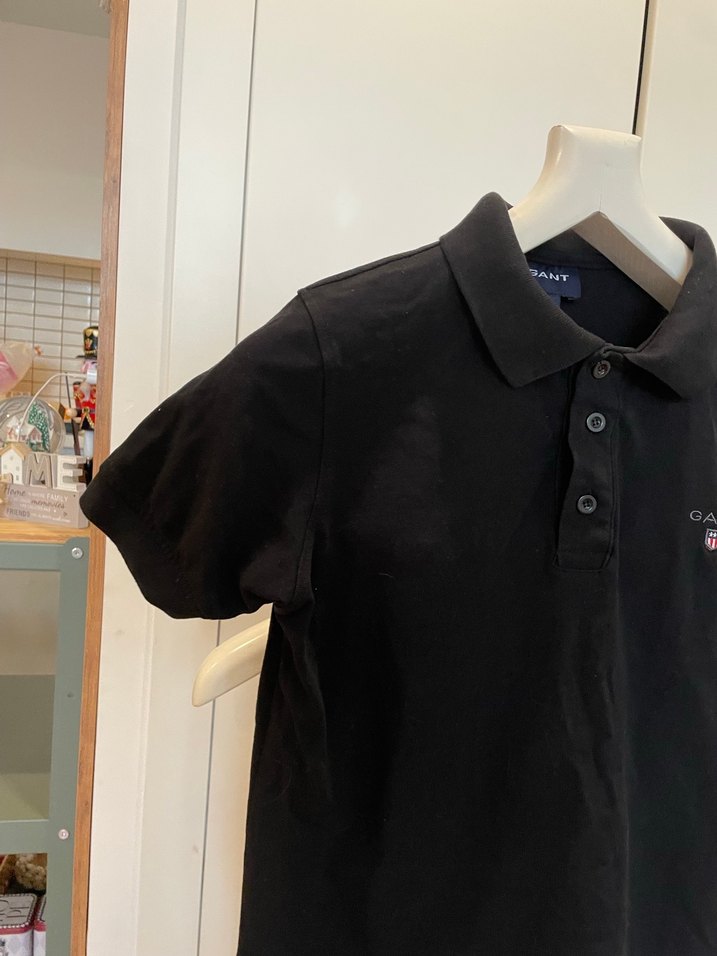 Siyah Gant Pamuklu Erkek Polo Tişört - Görsel 4