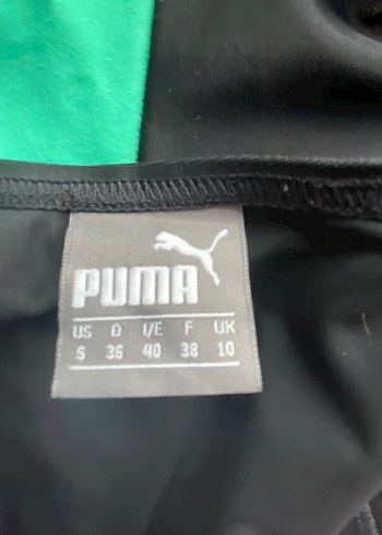 Puma Kadın Siyah Yeşil Spor Mayo - Görsel 5