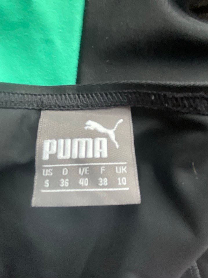 Puma Kadın Siyah Yeşil Spor Mayo - Görsel 5