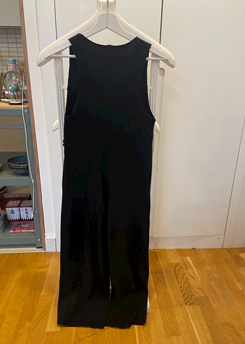 Siyah Pilili Kadın Tulum - Görsel 2